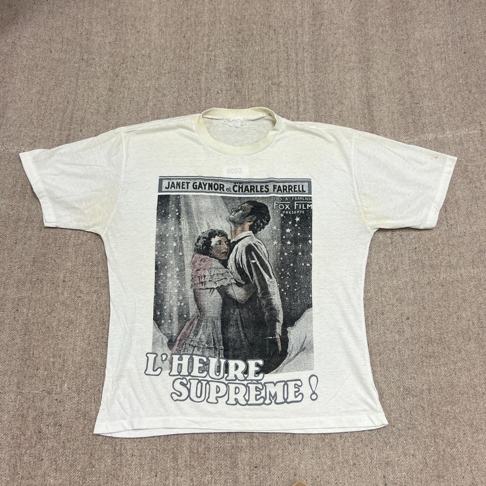 Vintage 7th Heaven Movie Shirt Mens Large White 80s Romance Western